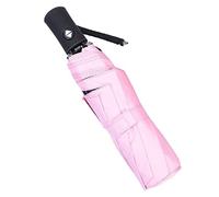 Tissting 96cm/37.8inch Folding Auto Open Rain Umbrella Full Automatic Umbrella 1 Button Open Windproof Rain Umbrella for Travel,Business,Daily Life Use(Pink)