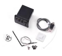 Tissting Acoustic Guitar Pickup With Built in Tuner And 2-Band Equalizer - Wooden Guitar Pickup System For Musicians With Bass Treble Controls And 5.7x6.5x5.3cm/2.2x2.6x2.1inch Des