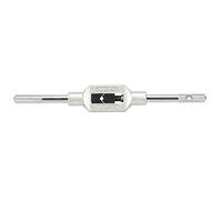 Tissting Adjustable Tap Wrench Holder, Machinist Tool Handle 130mm for M1-M8 Metric Thread, Steel Construction with Secure Clamping for Hand Tapping Operations
