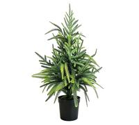 Tissting Artificial Norfolk Pine Tree 2ft/60cm Mini Christmas Tree | Tabletop Faux Tree Real Touch Faux Cedar Topiary Small Indoor Outdoor Fake Evergreen Plants for Holiday Decor