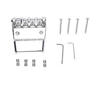 Tissting Bass Bridge for Rickenbacker 4-String 18mm Adjustable Assembly - Enhances Sustain & Tone, Complete with Screws, Accessories, and L Wrenches for Easy Installation