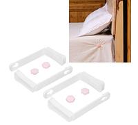 Tissting Bed Sheet Clips, 4pcs Abs Bed Sheet Holder With Corner Grippers