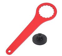 Tissting Bicycle Bottom Bracket Wrench Tool, BB91/BB109/BB30SH/PF30SH/BB86-30/BB30-30 Installer, Aluminum Alloy, for Bike Maintenance and Repair (Red)