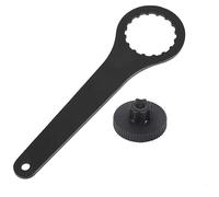 Tissting Bicycle Bottom Bracket Wrench Tool, BB91/BB109/BB30SH/PF30SH/BB86-30/BB30-30 Installer, Aluminum Alloy, for Bike Maintenance and Repair (Black)