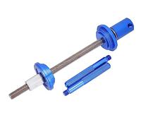 Tissting Bike Headset Press Tool, BB Bottom Bracket Installation Tool with CNC Knurling Design, Stainless Steel Screw, Aluminum Alloy Handle for Mountain Bike Maintenance