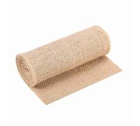 Tissting Burlap Table Runner, Natural Jute Hessian Vintage Rustic Style Table Decoration for Wedding Party Christmas Home Crafts (15cm*2m)