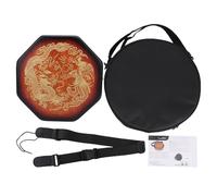 Tissting Cajon Drum, Birch Wood Hand Percussion Instrument with Adjustable Strap,Portable Octagonal Drum for Beginners & Professionals,Includes Storage Bag & Manual, 12x11.4x3.4in