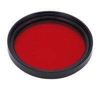 Tissting Camera Lens Optical Glass Red Filter, Red Filter Enhances Red Tones for Sunset and Desert Photography Aluminum Alloy Frame 40.5mm 43mm 46mm 49mm (40.5mm)