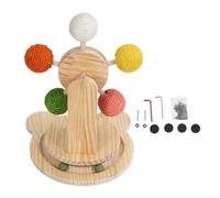 Tissting Cat Interactive Toy Kitty Toys Roller Cat Scratcher Board Circle Fun Toy for Kitten Mental Physical Exercise