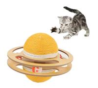 Tissting Cat Scratching Ball Toy Kitten Interactive Toy with Ball Track, Interactive Mental Physical Exercise for Indoor Cats Toy (L 28 pulgadas)