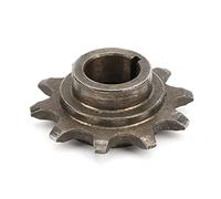 Tissting Chain Front Sprocket Cog Replacement, Front Sprocket Cog 10T Teeth Iron Alloy 415 48cc 80cc 2-Stroke Electric Bicycle Accessories