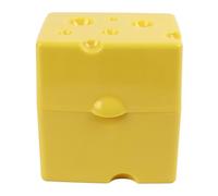 Tissting Cheese Storage Container, Plastic Cheese Storage Container, Butter Block Cheese Storage Box with Cover, Refrigerator Food Saver