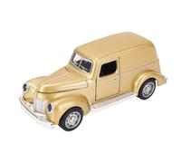 Tissting Classic Car Model Simulation Vintage Car Decoration Ornament Plastic Alloy Die Cast Model for Collectors (Gold)