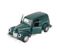 Tissting Classic Car Model Simulation Vintage Car Decoration Ornament Plastic Alloy Die Cast Model for Collectors (Green)