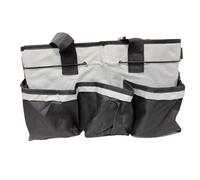 Tissting Cleaning Tool Bag with Shoulder Strap, Foldable Storage Organizer with Multiple Compartments and Base for Household and Professional Cleaning Supplies