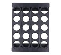 Tissting Coffee Pod Holder 24.5x32x4.2cm/9.6x12.6x1.7in Coffee Pod Holder Stand, Drawer Insert Organizer Holds 20 Pods Coffee Capsule, Coffee Capsule Storage Rack (Black)