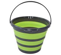 Tissting Collapsible Bucket, 10L Folding Portable Handheld Water Basin Container for Fishing Camping Outdoor Use