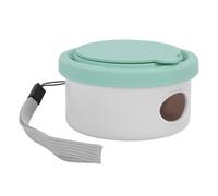 Tissting Collapsible Dog Bowl 4.5-Inch/11.4cm Pet Feeding Dish for Travel - Portable Foldable Water & Food Silicone Bowl for Dogs Cats, Camping Hiking Walking Outdoor Activities (Light Blue)