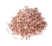 Tissting Copper Chop 200g Copper Filings 99.99% High Purity Copper Scrap Particle 0.12-0.2in Metal Raw Smelting Copper Shavings for Industrial Chemical Printing
