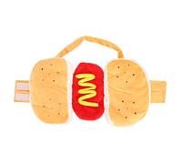 Tissting Cotton Pet Dog Dress, Hot Dog Hamburger Costume Warm Clothes with Hook and Loop Closure, Soft Material S M L Sizes for Small Medium Large Dogs (M)