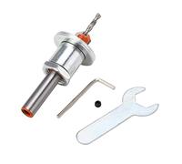 Tissting Countersink Drill Bit with Adjustable Depth Stop, 2.8 X 10mm Alloy Steel Taper Drill Bit Kit 8mm Round Shank Counter Sinker Drills for Woodworking