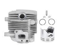 Tissting Cylinder Piston Assembly Kit, 34mm Aluminum Alloy Cylinder Piston Replacement Part for G26L 226 Chainsaw