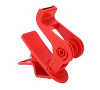 Tissting Desktop Tape Dispenser, Tabletop Clamp Adjustable Craft Tool with 360 Degree Rotation for Gift Wrapping, Holiday Projects, Office Use, Material ABS, Model TD-2023 (Red)