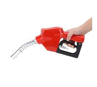 Tissting Digital Fuel Flow Meter, Precision Manual Control Double Poppet Valve with Non-Slip Rubber Handle, Aluminum Alloy Stainless Steel Diesel Oiler Dispensing Tool for Car Motorcycle Fueling