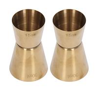 Tissting Double Head Cocktail Jigger, Premium Stainless Steel Bar Measuring Cup with 15/30ml Capacity for Bartending Party Restaurant Use