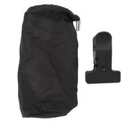 Tissting Drum Stick Holder Bag with Detachable Clip 10 x 26cm Oxford Cloth Storage Organizer for Mallets Brushes - Drumstick Storage Bucket for Cymbal Tom Stand Music Score Stand P