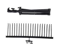Tissting Drum Stick Holder Carbon Steel Organizer with Tripod Stand - Display Storage Solution for Drum Players Home Studio Use 5.5x5.5cm/2.2x2.2in Rack