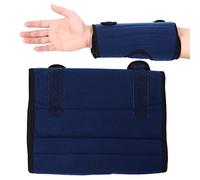 Tissting Elbow Brace, Arm Brace Fixing Support Elbow Pad Breathable Fracture Recovery Arm Splint Stabilizer, Prevent Excessive Bending At Night, Fits Left and Right Arms(Blue)
