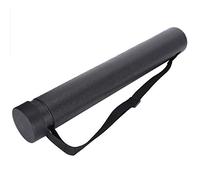 Tissting Extendable Poster Tube, Documents Storage Cases Expand From 22.2in To 34.4in with Strap Matte Texture Drawing Transport Tube for Maps, Documents, Artworks, Painting(Black)