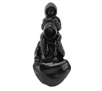 Tissting Father and Son Sculpture, Handcrafted Resin Figurine Family Statue, Dad and Son Bonding Art, Decorative Home Accent Gift for Parenting Celebration, Living Room Decor, 25cm