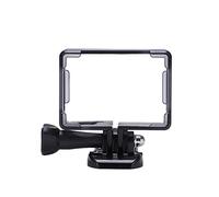 Tissting Frame Holder Mount Case for SJ4000 Action Camera, Camera Frame Mount with Charging Port, Compatible with Extension Rod and Riding Bracket, High Strength Plastic Fram