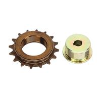 Tissting Freewheel Adapter Set for MY1016Z MY1016 MY1018 MY1020 Motor, Iron Construction Bicycle Flywheel Sprockets Parts Chain Replacement for Electric Bike (16T Sprocket)