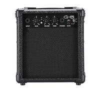 Tissting G-5 5W Electric Guitar Amplifier with 3.5mm Earphone Jack and 6.35mm Input Port - Portable Wood Amp for Practice Performance and Music Playback
