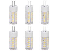 Tissting G4 LED Light Bulb, 3-Colour Changing Bi-Pin Ceiling Lamp with Fast Heat Dissipation 7W 64LED for Home Office Landscape Lighting