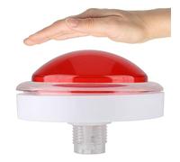 Tissting Game LED Light Button, Big Red Arcade Push Button with LED Illumination, 100mm Acrylic ABS Design, for Arcade Machines and Video Games