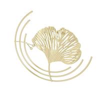 Tissting Gold Tree Leaf Wall Decor, Iron Wall Sculptures Leaves Metal Wall Art Nordic Style Wall Decoration for Living Room Bedroom (C)