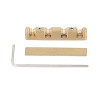 Tissting Guitar Nut 42mm/1.65in Adjustable Brass Bridge Nut For ST Electric Guitars - Enhance Tuning Stability And Resonance With This Compact Lightweight Brass Nut For Stage Practice And Recording