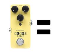 Tissting Guitar Overdrive Pedal, Yellow Metal Chassis, 6.35mm I O - Versatile Low Gain Drive for Warm Tube Amp Tone, Compact & Durable for Electric Guitarists