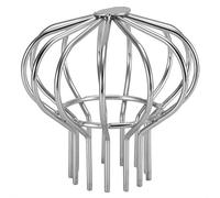 Tissting Gutter Balloon Guard Filter Stainless Steel Gutter Guard Downpipe Outlet Leaf Guard Floor Drain for Roof, Balcony, Yard, Garden(Tube 70)