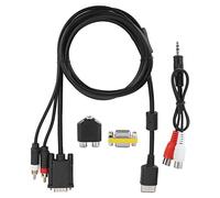 Tissting High-Definition VGA Cable with Audio Converter Adapter, Adapter Audio Conversion Cable for Dreamcast DC