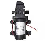 Tissting High Pressure Diaphragm Pump, 12V Electric Automatic Self-Priming Water Pump with 6L Flow Rate 9-Bar Pressure for Caravan Shower RV Use