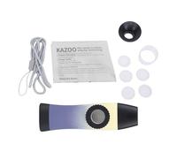 Tissting Kazoo Flute Instrument with Removable Horn and 5 Membranes for Easy Learning and Portable Fun - Colorful Kazoo for Children and Adults Beginners Music Playing On The Go 10 (Yellow and Blue)