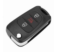 Tissting Key Fob Case 3 Button, ABS Plastic Protective Cover Shell with Uncut Blade Replacement for Soul 2012 2013 Model Years