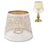 Tissting Lampshade E27 E26 Iron Tapered Drum Shades 7.5in/19cm Table Lamp Shades with Hollow Out Patterns, Decorative Shades for Floor Ceiling Pendant Wall Lamps