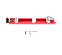 Tissting Level Wall Mount Bracket Red Aluminum Alloy Adjustable Height Support - Red Wall Mount Stand for Construction Use with Installation Tools Included 5.5x3.5 Inches 14x9 Cent (Short Version)