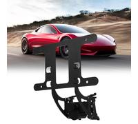 Tissting License Plate Frame for Model Y/3 - Zinc Alloy Anti Theft Holder with Locking Bracket (Black, 12.0\